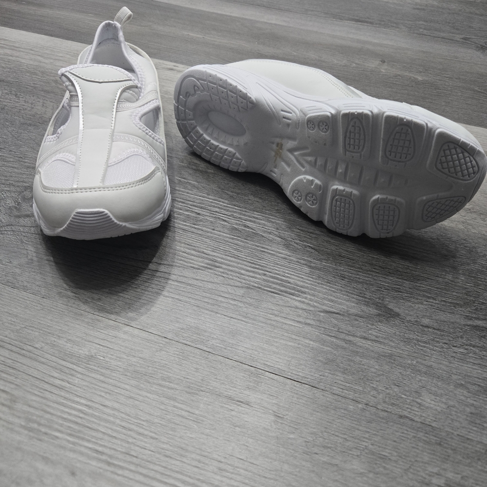 Women's White Slip-On Sneakers - Picture 5 of 5